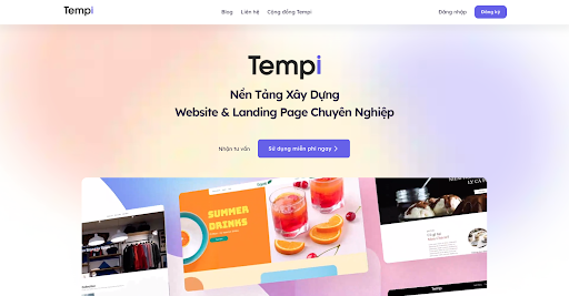 Tự tạo website trên Tempi mà ai cũng có thể làm được